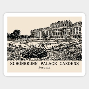 Schönbrunn Palace Gardens - Austria Sticker